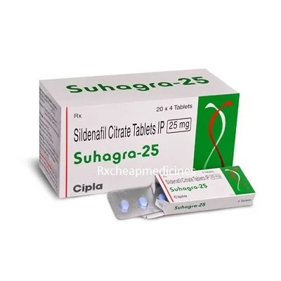 Suhagra 25 mg Tablet | Buy Cheap Sildenafil | Price & Side Effects